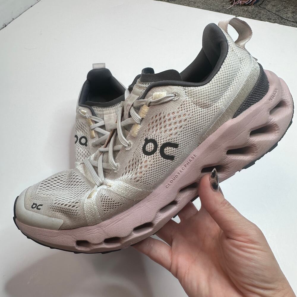 On Cloud Cloudsurfer Silver Mauve Trail Sneakers